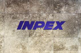 INPEX signboard and logo